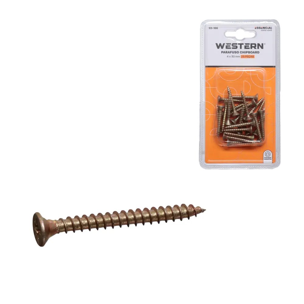Parafuso Chipboard 4x30mm 25 Peças — imagem 2