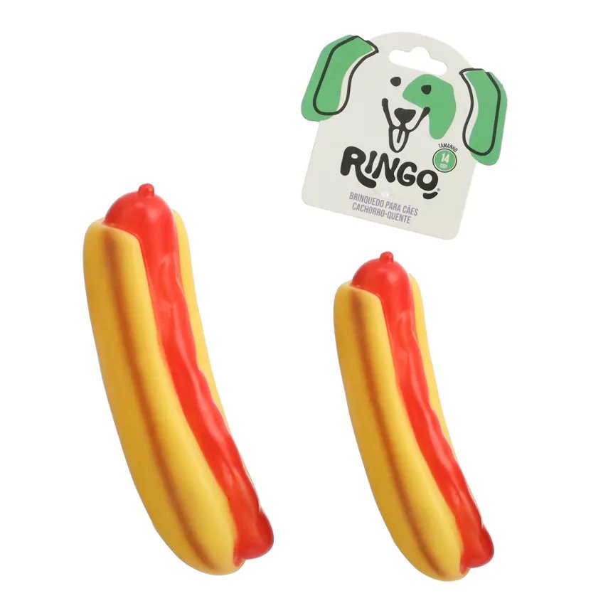 Brinquedo para Cão Cachorro Quente 14cm — imagem 2
