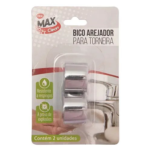KIT 2 Bico Arejador P/ Torneira Plástico Abs 2,4 cm x 2,4 cm x 1,7 cm — imagem 2