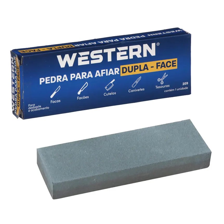 Pedra Afiar Dupla Face 15cm — imagem 2