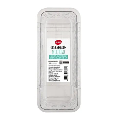 Organizador Multiuso Plástico PET 23 cm x 9,5 cm x 6 cm — imagem 2