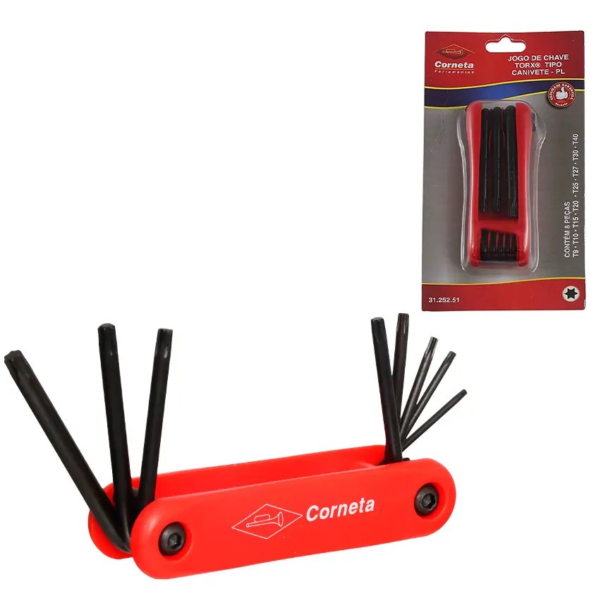 Torx Canivete PL T9-T40 Jogo 8 Peças — imagem 2