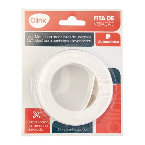 Fita Vedacão Autoadesiva Impermeavel Plástico PVC e Adesivo Acrílico 3,7 cm x 0,1 cm x 3,2 M — imagem 3