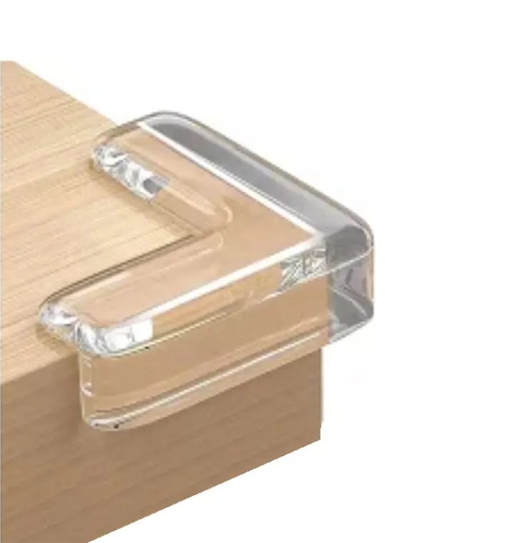 Protetor de Quina de Mesa Transparente 4Pçs — imagem 3