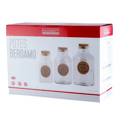 Pote Bergamo Jogo 3 Peças — imagem 3