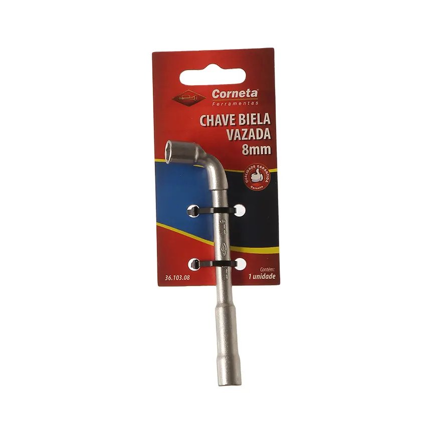 Chave Biela Curta Vazada 8mm — imagem 3
