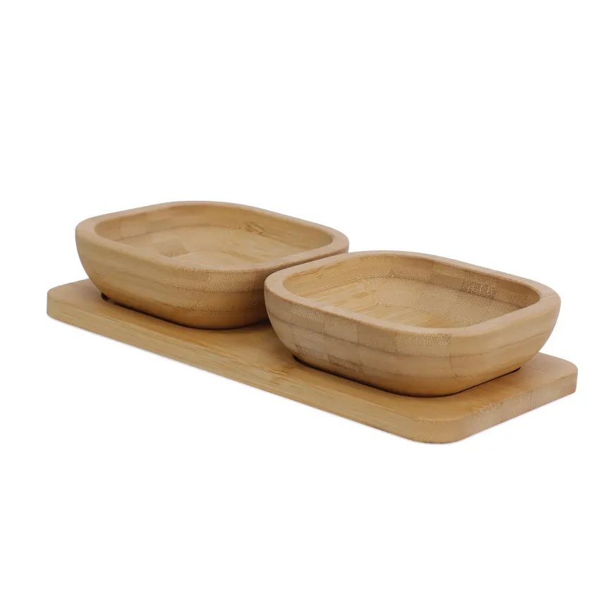 Conjunto Petisqueira Bambu 3 Peças — imagem 2