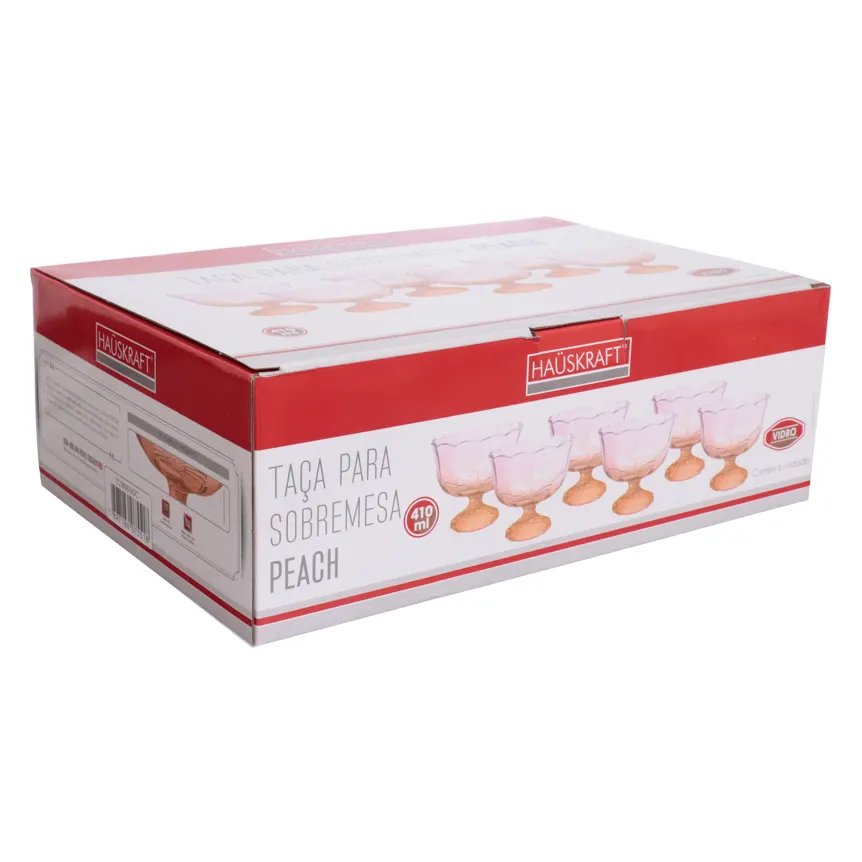 Taça Sobremesa Peach DC 400ml 6 Peças — imagem 2