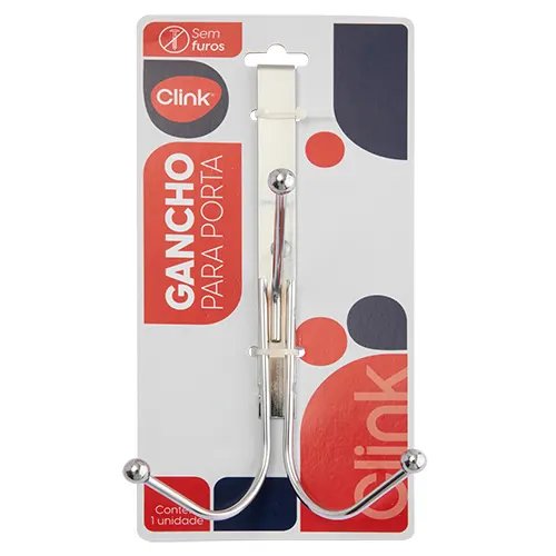 Gancho Porta Triplo Metal 8,5 cm x 9 cm x 19,5 cm — imagem 3
