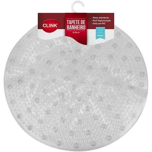 Tapete Banheiro Redondo PVC 50 cm (1 un) — imagem 2