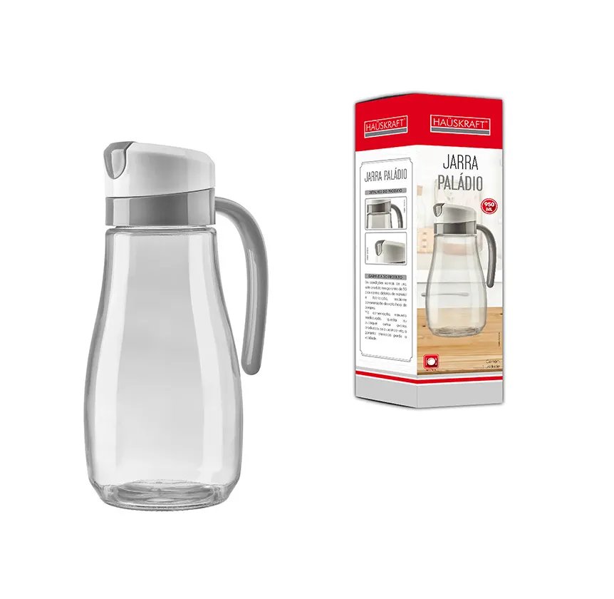 Jarra Vidro Paládio Cinza 950ml — imagem 4