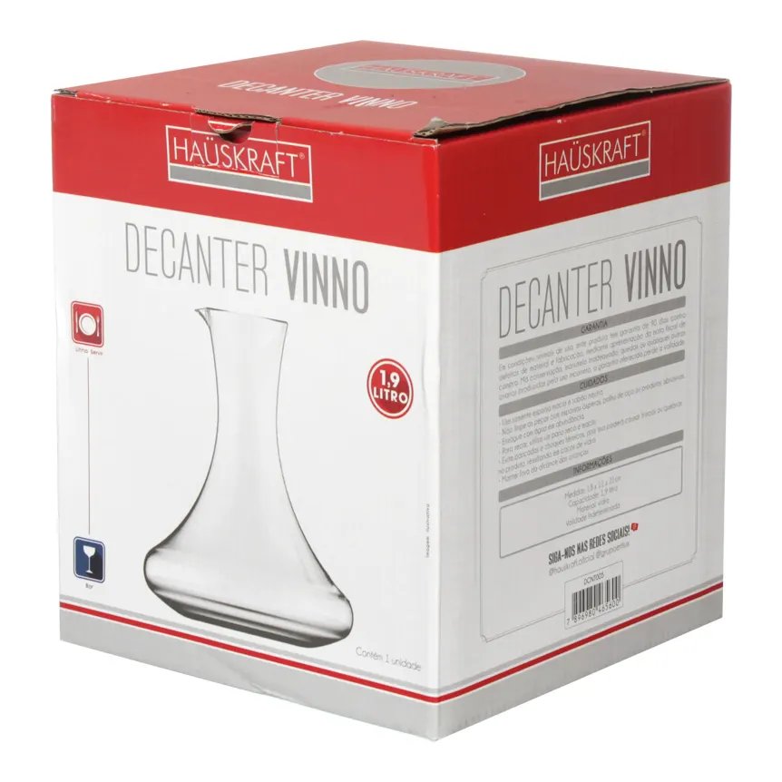 Decanter Vidro Vinno 1,5L — imagem 3