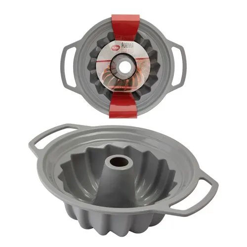 Forma Pegador Furada Silicone e Aço INOX 32 cm x 26 cm x 10 cm — imagem 2