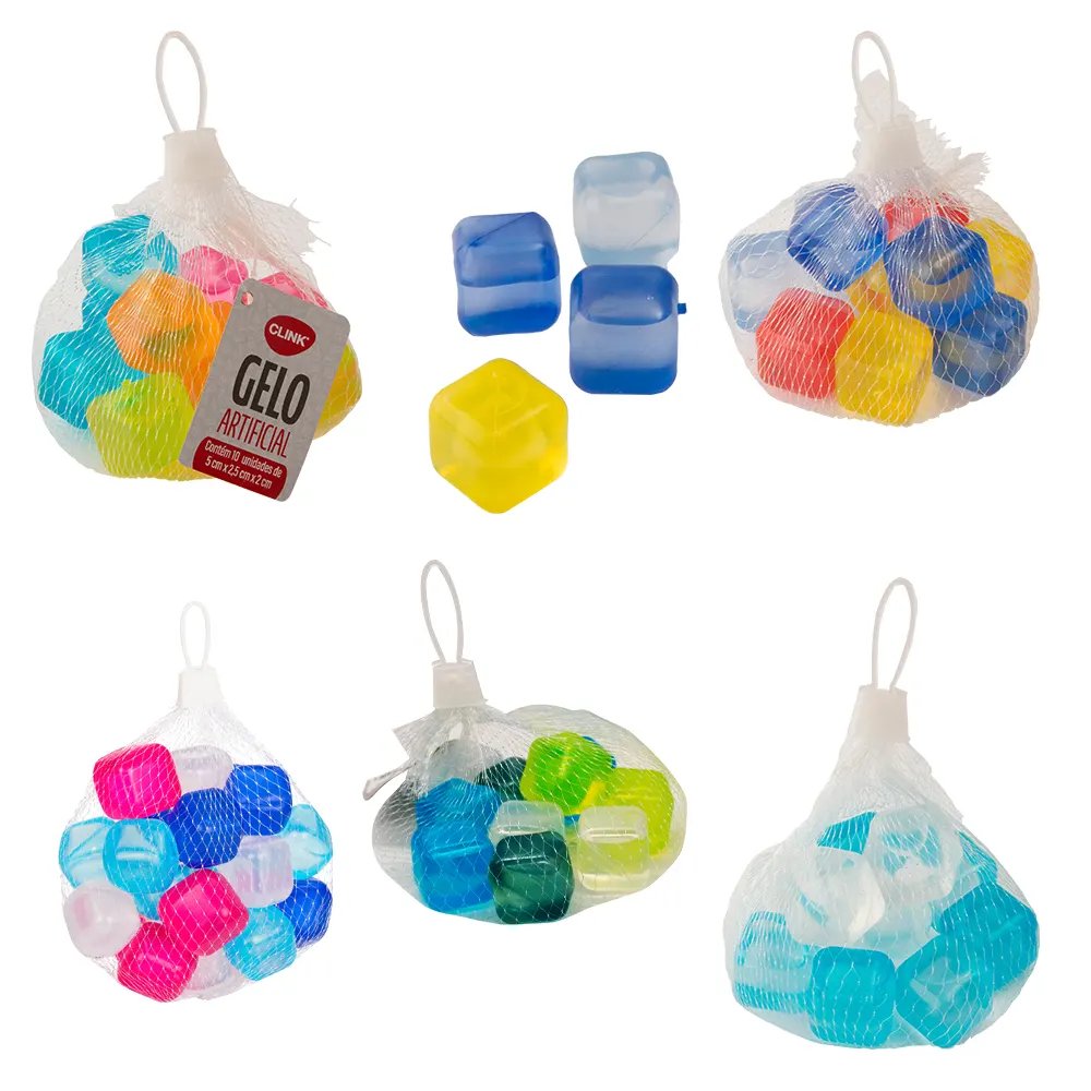 Gelo Artificial Ecologico Plástico 10 Pçs 2,7 cm x 2,7 cm x 2,7 cm — imagem 2