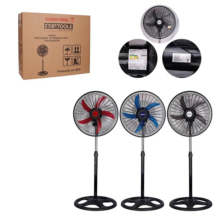 Ventilador Pedestal Premium