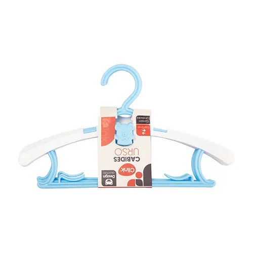 KIT 3 Pçs Cabide Urso Plástico PP 35,5 cm x 16,5 cm x 1,7 cm — imagem 3