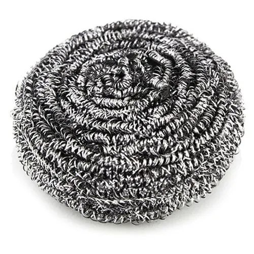 Esponja Limpeza Pesada Aço INOX 7,5 cm x 4,5 cm (1 un) — imagem 2