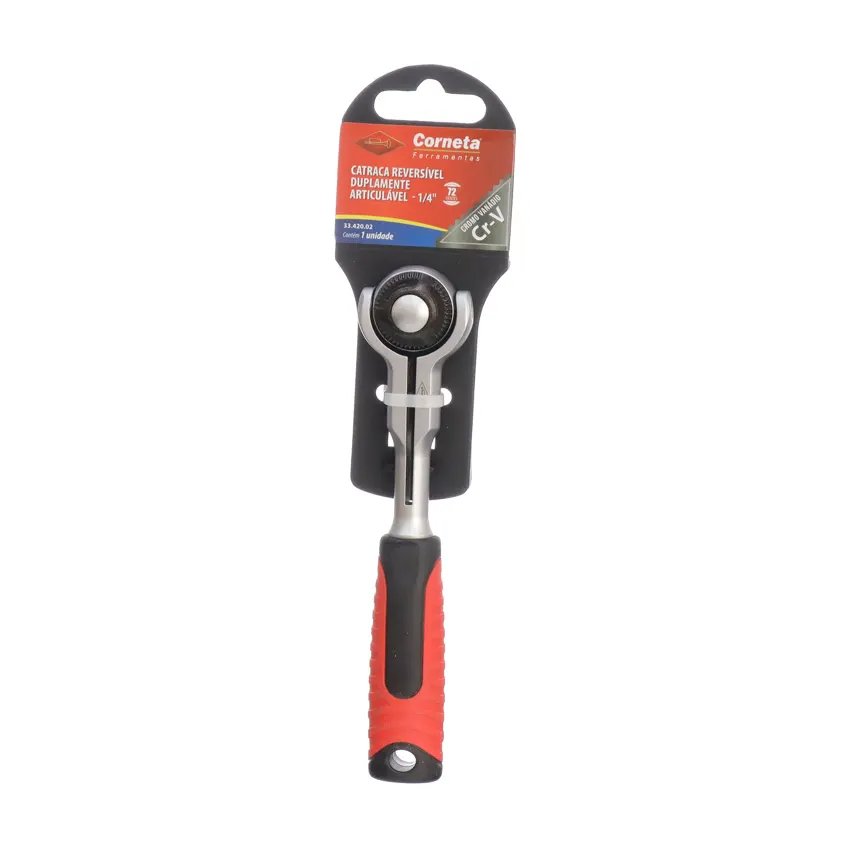 Catraca Rever Dupla Articulada 72 Dentes 1/4" — imagem 2