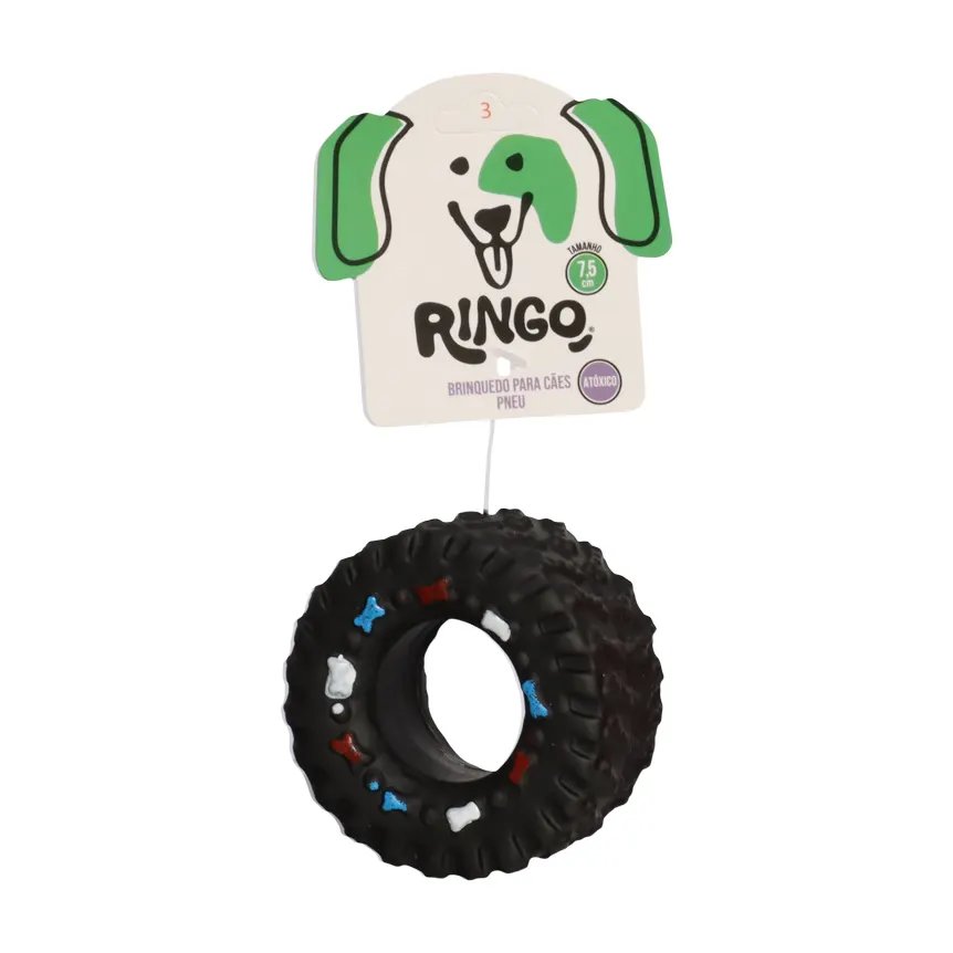 Brinquedo para Cão Pneu 7,5cm — imagem 3