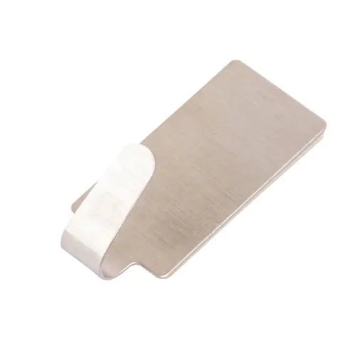 Ganchos Adesivos KIT 15 Pçs Aço INOX 1,5 cm x 3,5 cm x 1,5 cm