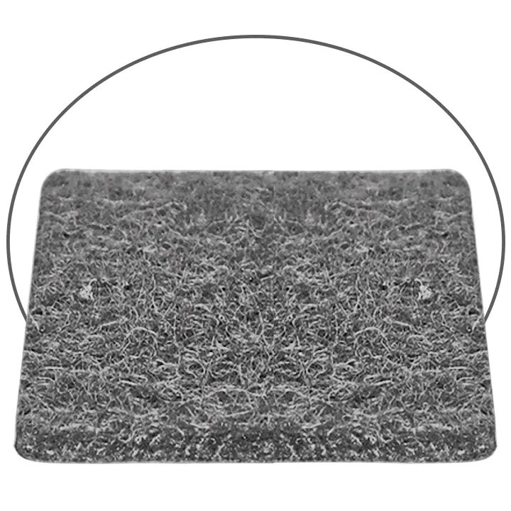 Protetor Auto Adesivo Poliéster Quadrado Preto 4cm 4Pçs — imagem 2