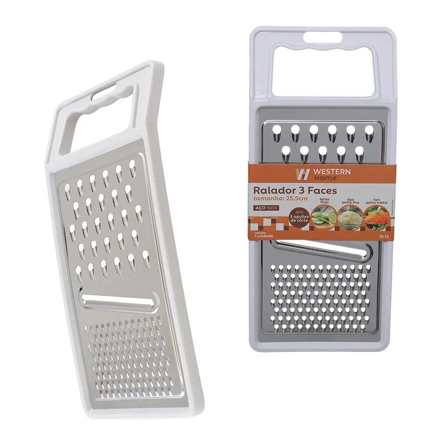 Ralador 3 em 1 Inox Branco 25,5cm — imagem 3