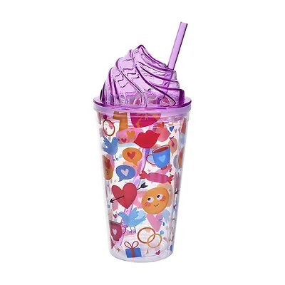 Copo Canudo Ps Sorvete 400ml — imagem 3