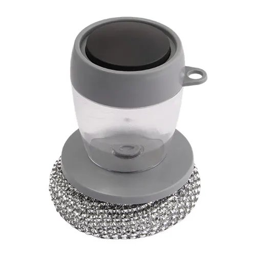 Esponja Porta Detergente 80 ml Aco, Plástico Pet, Abs e Tpr 7,5 cm x 5,2 cm x 10 cm — imagem 3