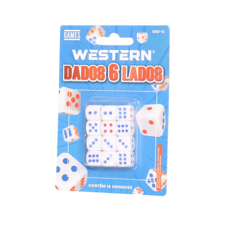 Dados Branco 12 Peças — imagem 3