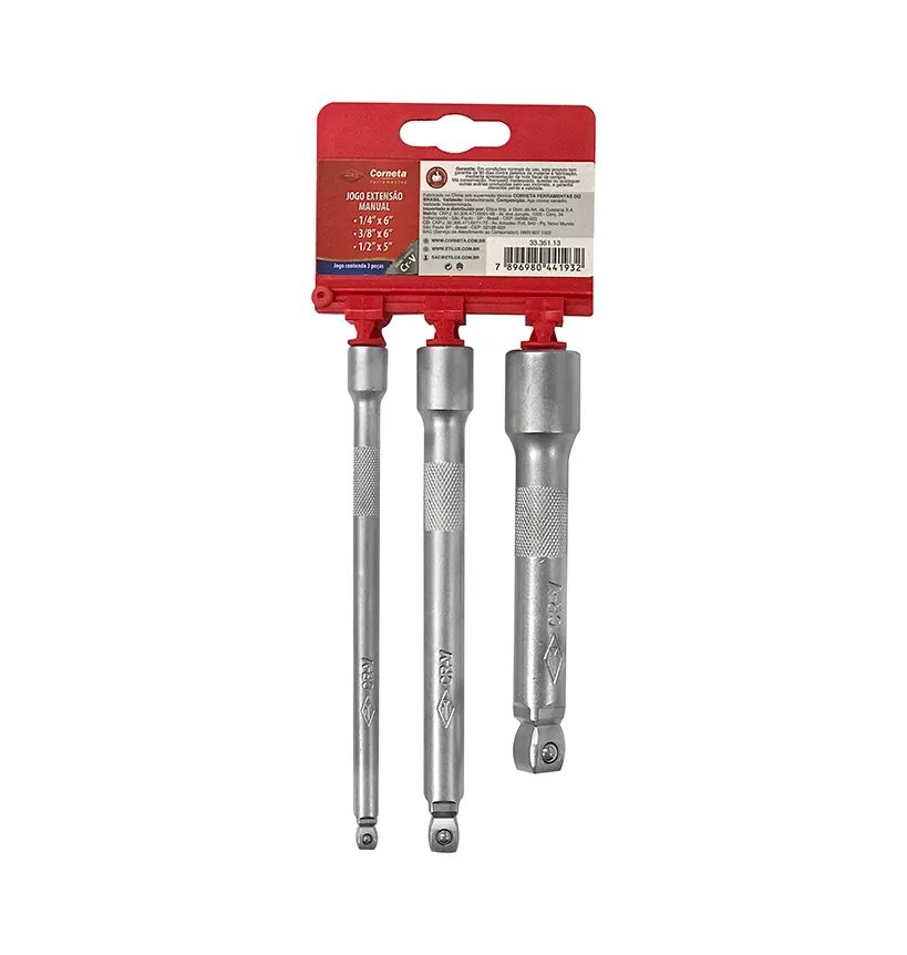 Extensão Manual Abaulado 6" 3 Peças — imagem 2