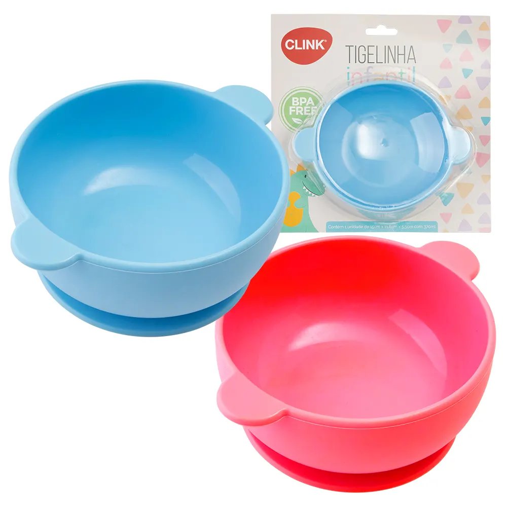 Bowl Infantil 370 ml Silicone 15 cm x 11,8 cm x 5,5 cm — imagem 2