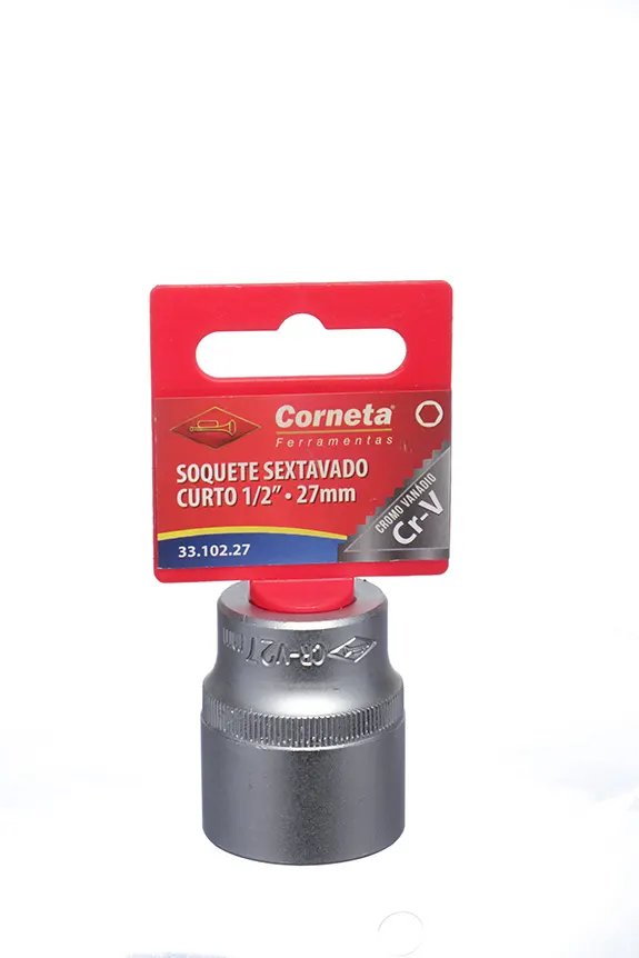 Soquete Sextavado Curto 1/2 27mm — imagem 3