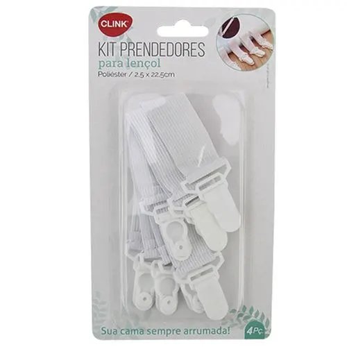 KIT 4 Elasticos Lencol Poliéster 2,5 cm x 22,5 cm (1 un) — imagem 3