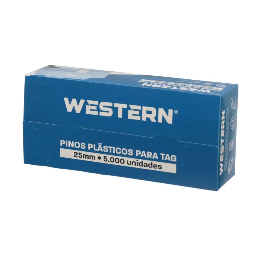 Pino Plástico Tag 25mm Branco 5000 Peças — imagem 3