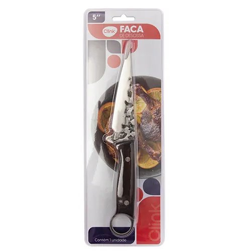 Faca Desossa Madeira e Aço 26,5 cm x 4 cm x 2 cm — imagem 2