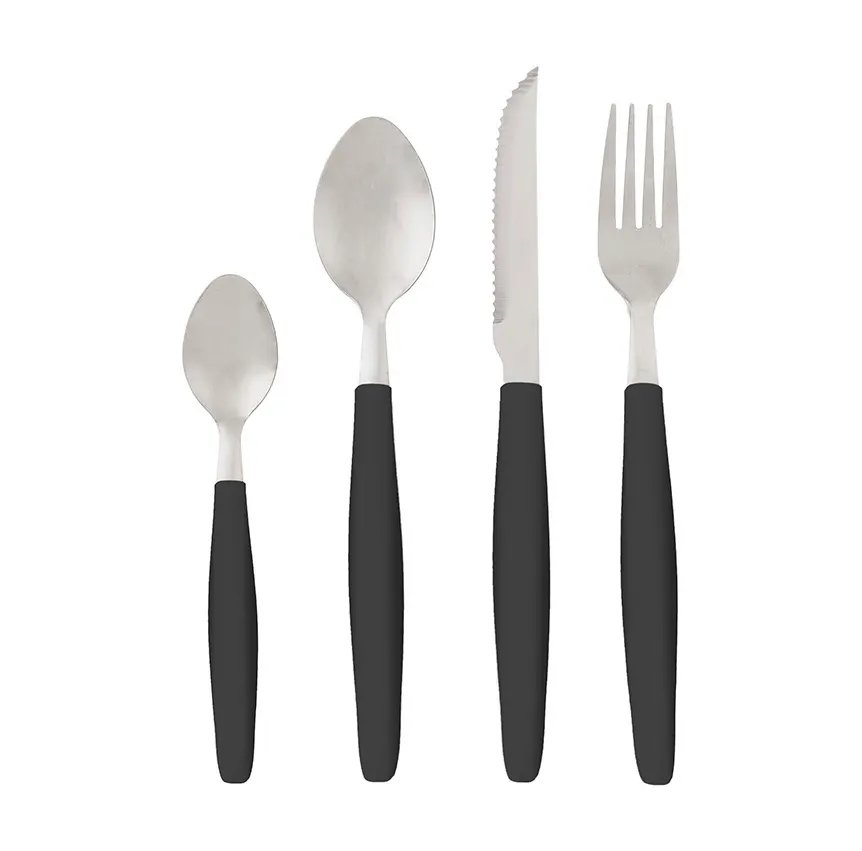Faqueiro Quartzo Preto 25 Peças — imagem 2