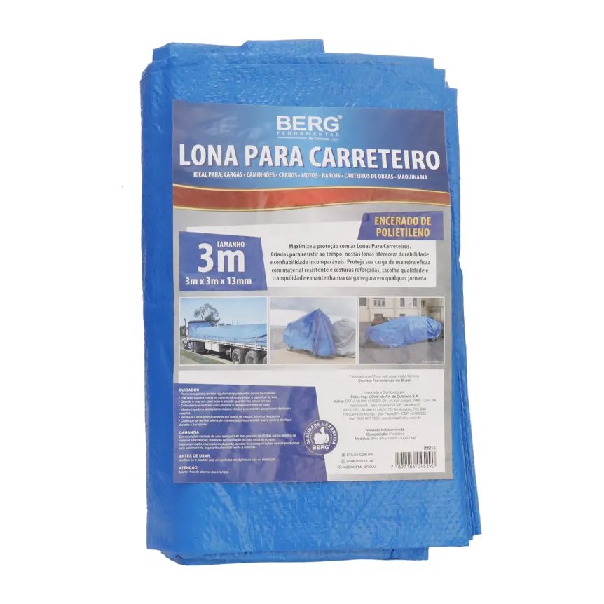 Lona Carre BER 3x3m 100g para M2 — imagem 3