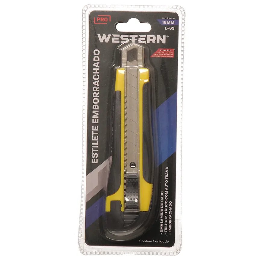 Estilete Emborrachado 18mm — imagem 3