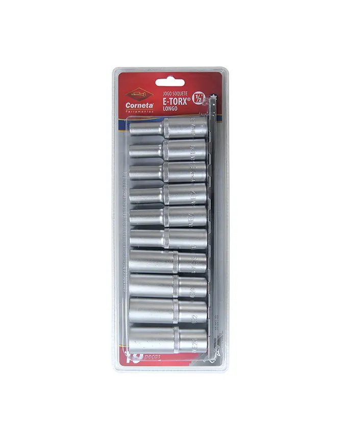 Soquete E-Torx Longo Jogo 10 Peças — imagem 3