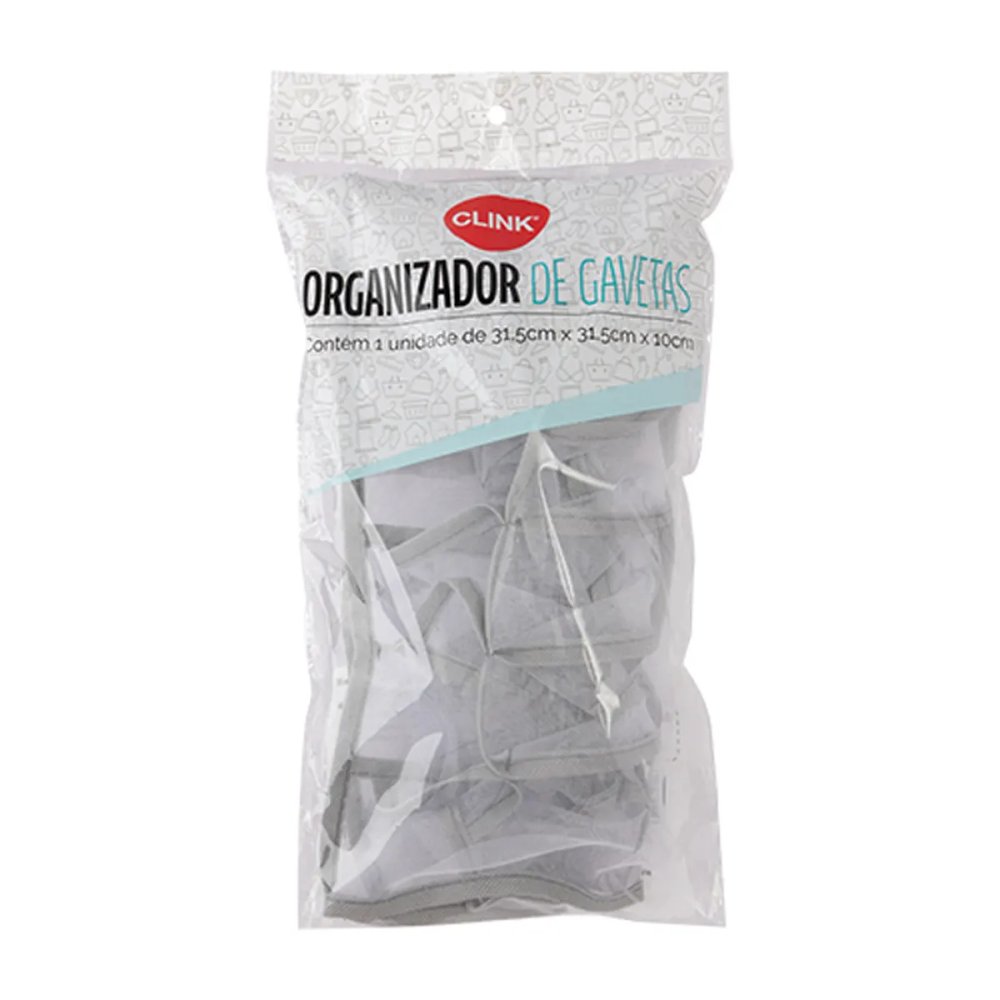 Organizador Divisória Gaveta Poliéster e Tnt 31,5 cm x 31,5 cm x 10 cm — imagem 3
