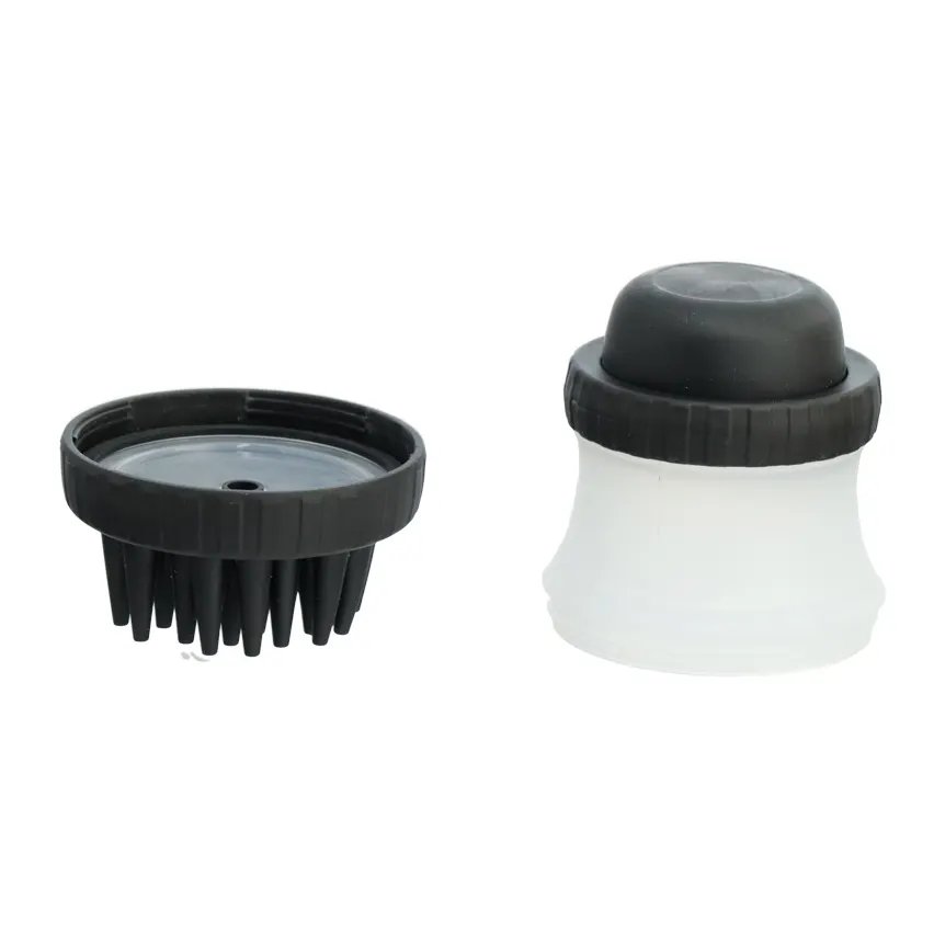 Escova Massageadora Banho Preta 11cm — imagem 3