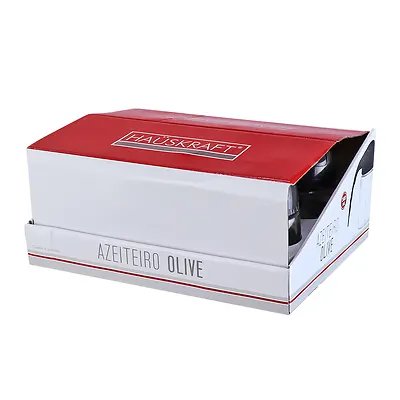 Azeiteiro Vidro Olive Preto 300ml — imagem 6