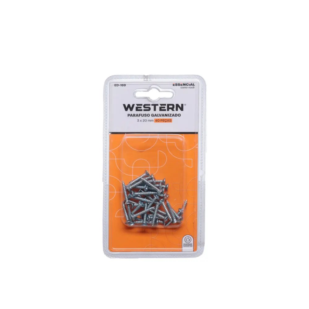 Parafuso Galvanizado 3x20mm 40 Peças — imagem 2