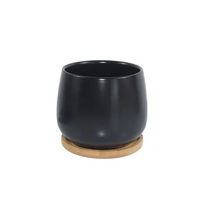 Vaso Ibiza Preto 8cm — imagem 3