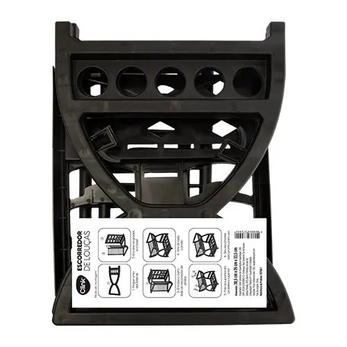 Escorredor Louça Plástico PP 30,5 cm x 26 cm x 33,5 cm — imagem 2