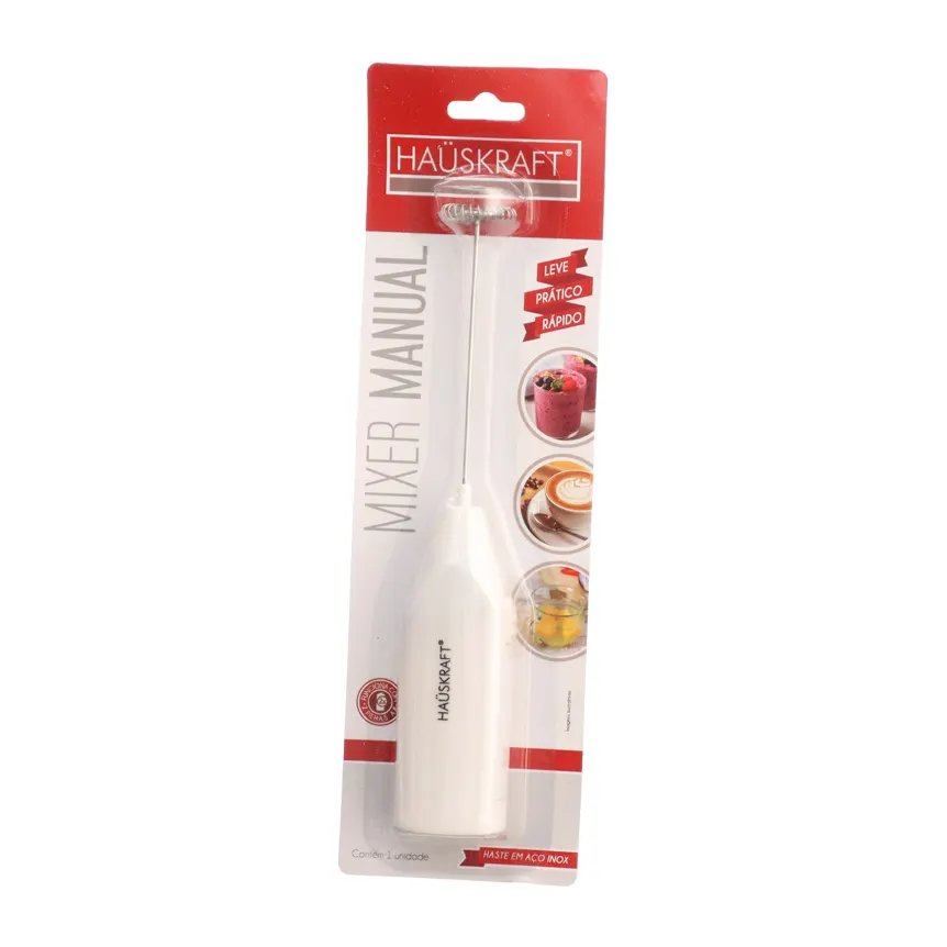Mixer Manual Inox Branco 20cm — imagem 2