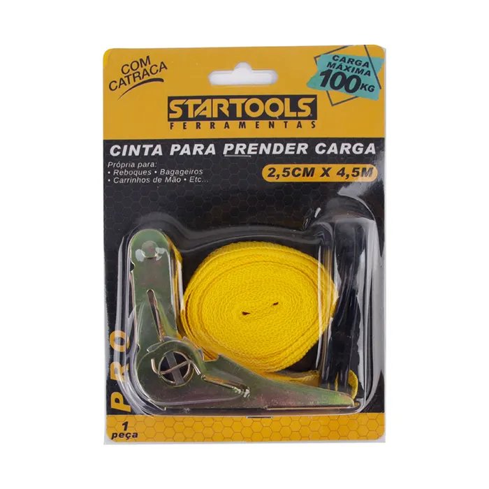 Cinta para Prender Carga 100 Kg 4,5 Metros X 25Mm / Capacidade 100 Kg — imagem 2