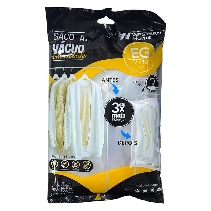 Saco a Vácuo com Gancho 70x120 — imagem 3