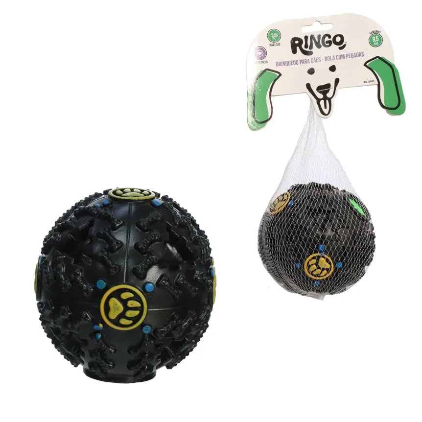 Brinquedo para Cão Bola Pegada 9cm — imagem 3