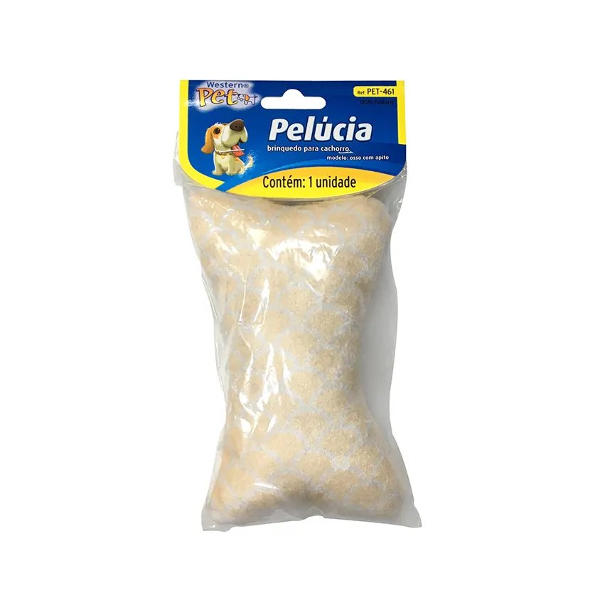 Brinquedo para Cão Osso Pelúcia 16cm — imagem 2
